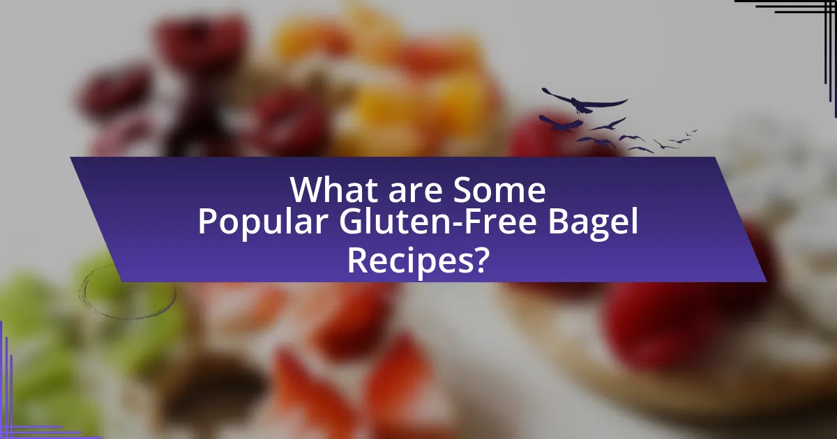 What are Some Popular Gluten-Free Bagel Recipes?